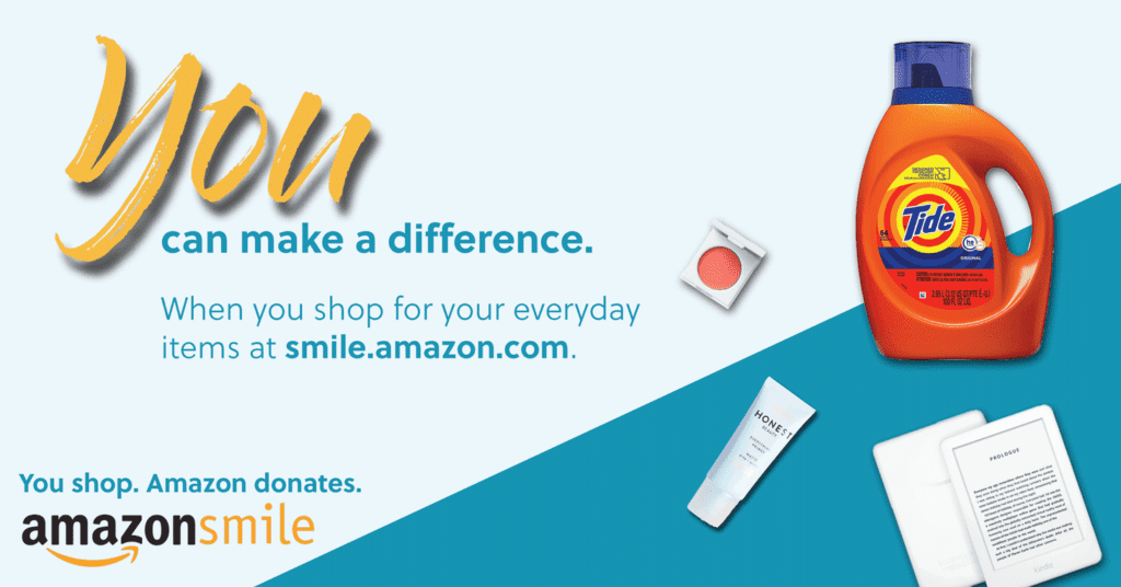 Amazon Smile Banner - Sound Community Services